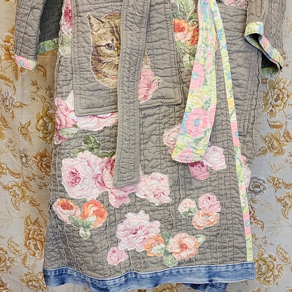 Upcycled handmade quilted jacket - Picture 10 of 17